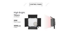 JINBEI EF-50 BiColor LED Panel Video Işığı
