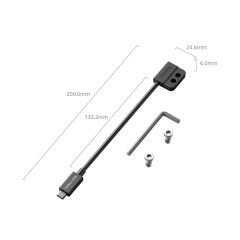 SmallRig 5078 USB-C Veri Kablosu (Erkek - Dişi)