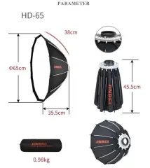 JINBEI EFD-60M LED 5500K Bebek&Çocuk Çekim Seti(Boom Kollu Paket)