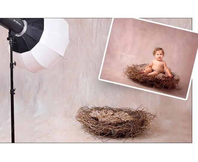 JINBEI LX-100 COB LED 5500K Bebek&Çocuk Çekim Seti(Ø65 Quick Balon Softbox ile)