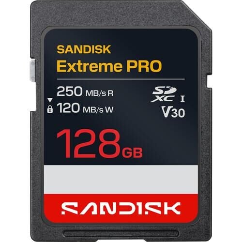 SANDISK 128GB Extreme PRO UHS-I SDXC Hafıza Kartı