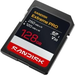 SANDISK 128GB Extreme PRO UHS-I SDXC Hafıza Kartı
