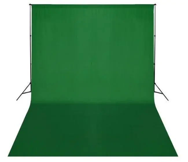 Greenbox Yeşil Fon Perdesi 2mx3m ve JINBEI Fon Asma Standı 3mx3mTaşıma çantası ile Kit