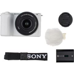 SONY ZV-E10 II 16-50 mm Lensli Aynasız Fotoğraf Makinesi (Beyaz)