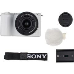 SONY ZV-E10 II 16-50 mm Lensli Aynasız Fotoğraf Makinesi (Beyaz)
