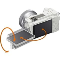 SONY ZV-E10 II 16-50 mm Lensli Aynasız Fotoğraf Makinesi (Beyaz)