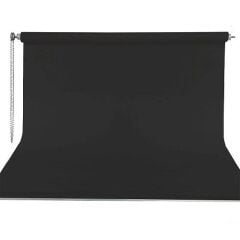 Weifeng 270cm x 580cm Kumaş Sonsuz Siyah Fon Perdesi Full Set