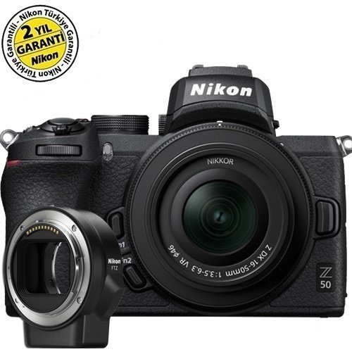 Nikon Z50 16-50 mm VR FTZ Adaptör