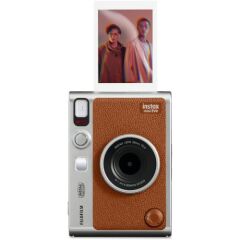 FUJIFILM Instax Mini Evo Hybrid (Brown) Fotoğraf Makinesi