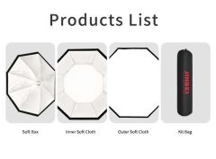 JINBEI KE-120cm Octagonal Hızlı Açılan Softbox