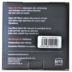 No8 Company 43mm Nano ND1000 Filtre