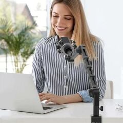 VIJIM LS25 Ayaralanabilir Kamera ve Işık Masa Montaj Standı