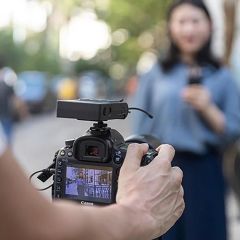 Boya BY-WM8 Pro-K4 Çift Kanallı Kablosuz Yaka ve El Mikrofon Seti