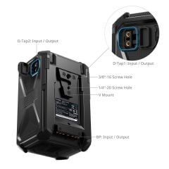 SmallRig 4984 X99 X-Touch Smart Üçlü Korumalı 1,5 m  Düşmeye Dayanıklı IP54 Su Geçirmez / Toz Geçirmez) V-Mount Batarya