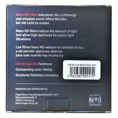 No8 Company 43mm Nano Variable Density ND 2-32 Filtre