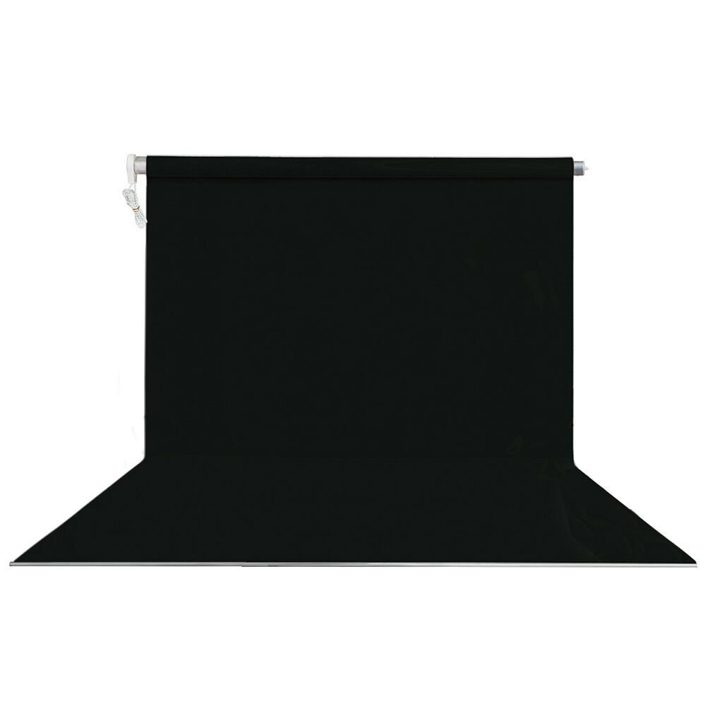 Stüdyo Teknik 190X400Cm Siyah Fon Perdesi Seti