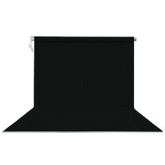Stüdyo Teknik 190X400Cm Siyah Fon Perdesi Seti