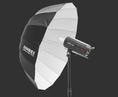 JINBEI Deep Focus 130cm Siyah & Beyaz Şemsiye