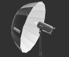JINBEI Deep Focus 130cm Siyah & Beyaz Şemsiye