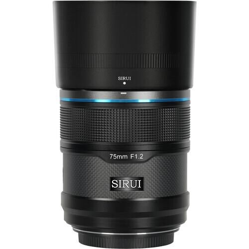 SIRUI Sniper 75mm f1.2 APSC Auto-Focus Lens for Fujifilm X mount – Black/Carbon