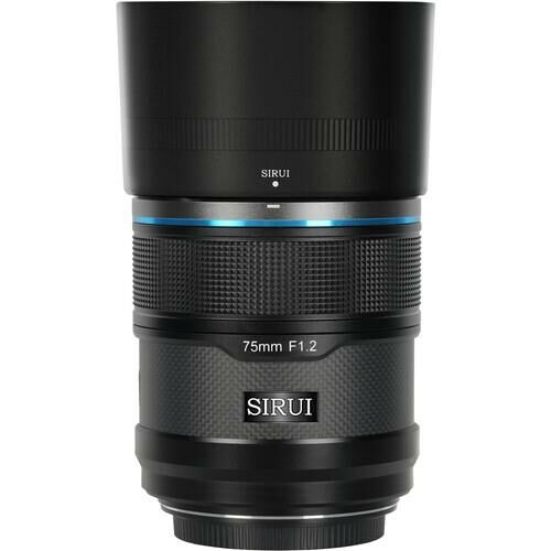 SIRUI Sniper 75mm f1.2 APSC Auto-Focus Lens for Sony E mount – Black/Carbon
