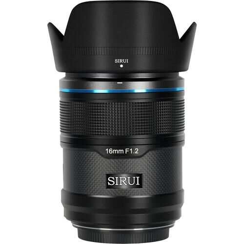SIRUI Sniper 16mm f1.2 APSC Auto-Focus Lens for Sony E mount – Black/Carbon
