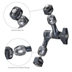 SmallRig 4899 Rosette Magic Arm (7'') 3/8”-16 ARRI Konumlandırma Vidası