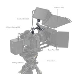 SmallRig 4899 Rosette Magic Arm (7'') 3/8”-16 ARRI Konumlandırma Vidası