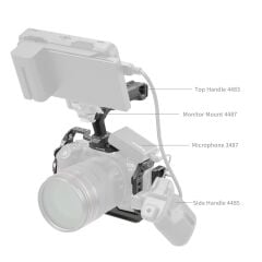 SmallRig 5029 Canon EOS R5II Mark II  için HawkLock Hızlı Çıkarma Kafes Kiti