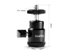 SmallRig Metal Top Kafa 1/4 ''Dişli Adaptör 761