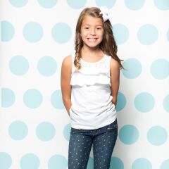 Savage (U.S.A) Stüdyo Fon Aqua Polka Dots Printed