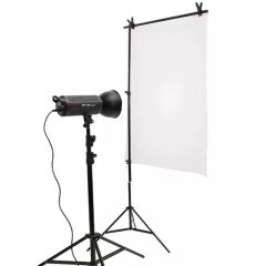 JINBEI Taşınabilir 100X200cm PVC Fon ve Standı