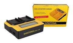 Patona 7583 Standart Seri İkili Lcd Usb Şarj Aleti Canon Lp-E6