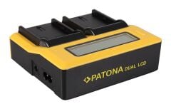 Patona 7583 Standart Seri İkili Lcd Usb Şarj Aleti Canon Lp-E6