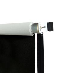 Weifeng 190cm x 400cm Kumaş Taşınabilir Sonsuz Siyah Fon Perdesi Seti