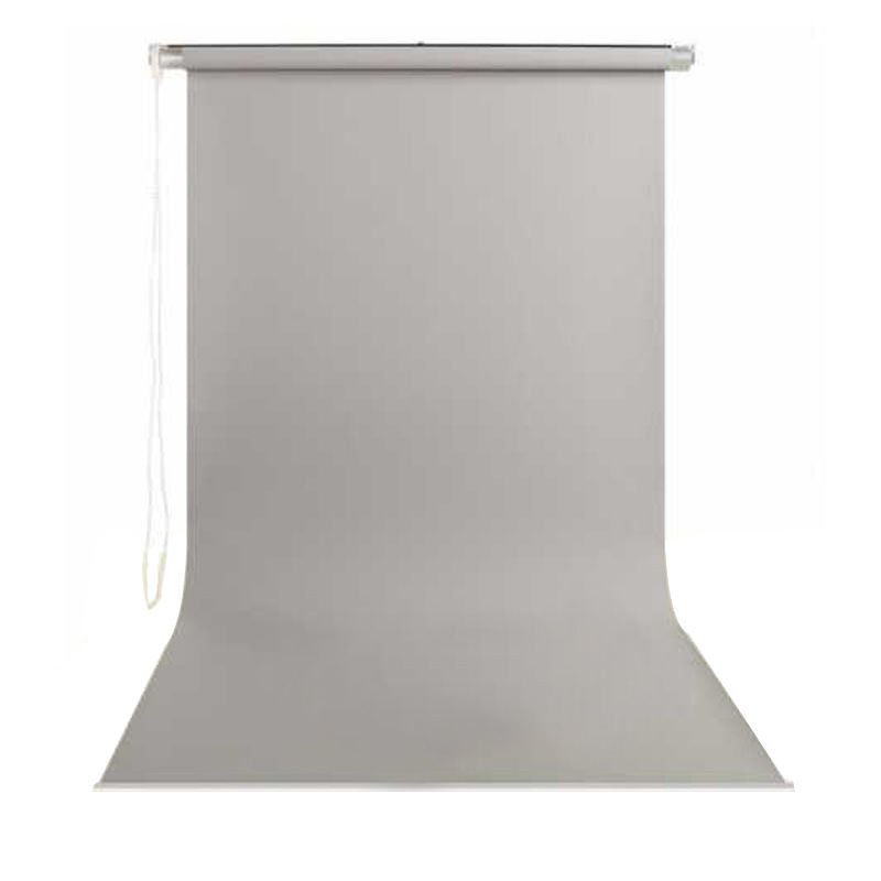 Stil Fon 130cm x 200cm Portre Gri Fon Perdesi Seti