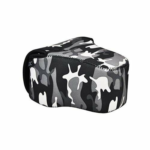 JJC OC-MC0 Neoprene Makina Kılıfı (Kamuflaj Gri)