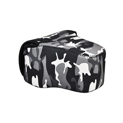 JJC OC-MC0 Neoprene Makina Kılıfı (Kamuflaj Gri)
