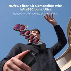 K&F Concept Insta360 Luna Ultra ND/PL Filtre Seti (ND/PL8/16/32/64)