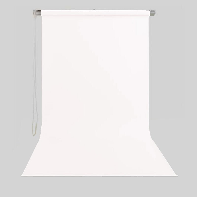 Stil Fon 145cm x 200cm Portre Beyaz Fon Perdesi Seti