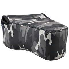 JJC OC-MC1 Neoprene Makina Kılıfı (Kamuflaj Gri)