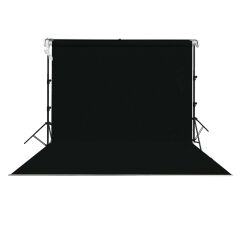 Stüdyo Teknik Siyah 190X400Cm Taşınabilir Fon
