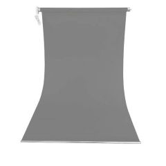 Weifeng 160cm x 270cm Kumaş Sonsuz Gri Fon Perdesi Seti