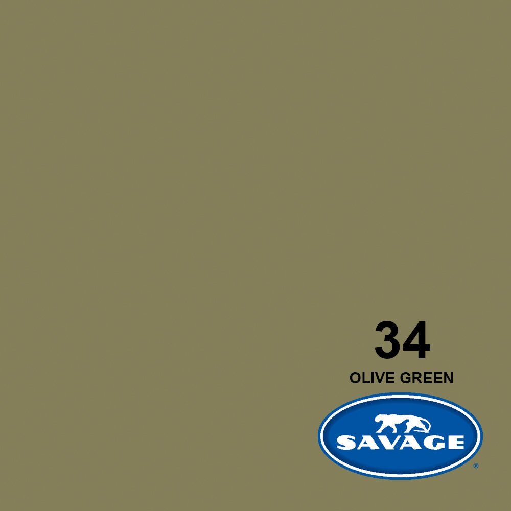Savage (U.S.A) Stüdyo Kağıt Fon Olive Green 271x1100 cm