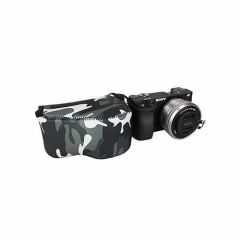 JJC OC-S1 Neoprene Mirrorless Makina Kılıfı (Kamuflaj Yeşil)