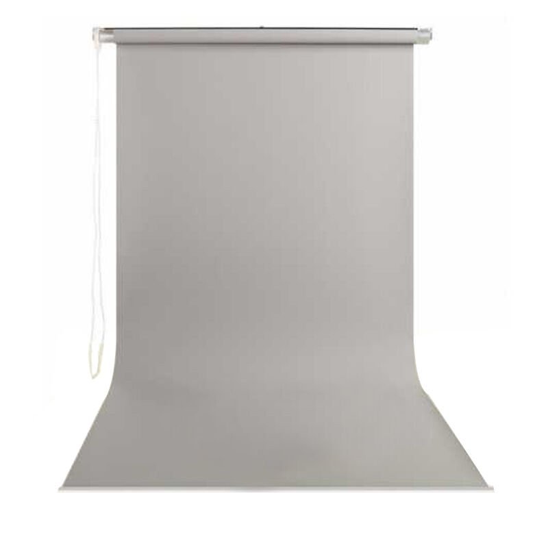 Stil Fon 195cm x 300cm Sonsuz Gri Fon Perdesi Seti