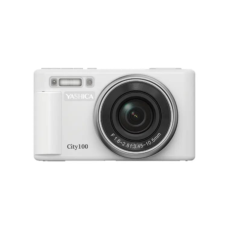 Yashica City 100 Beyaz Dijital Fotoğraf Makinesi