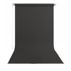 Stil Fon 195cm x 300cm Sonsuz Siyah Fon Perdesi Seti