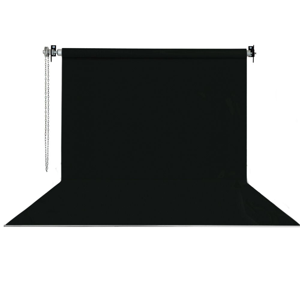 Stüdyo Teknik 270X580Cm Siyah Fon Perde Seti ve Askısı