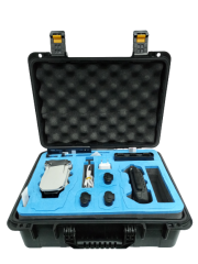 ClasCase C02 DJI Mavic Serisi Hard Case Taşıma Çantası (Siyah-Mavi)